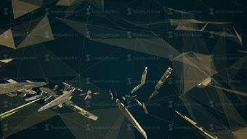 Fractal plexus abstract animation