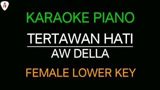 Awdella  Tertawan Hati karaoke Female Lower Key