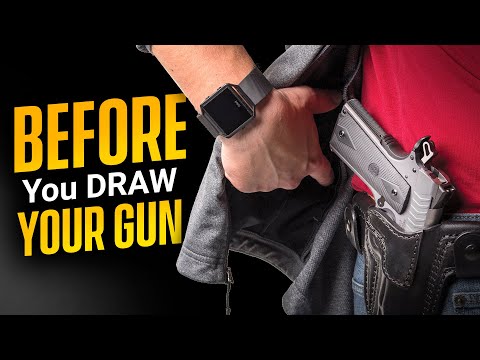 Types of Warnings Before You Draw Your Gun