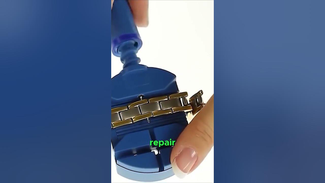Device for shortening watch straps youtube