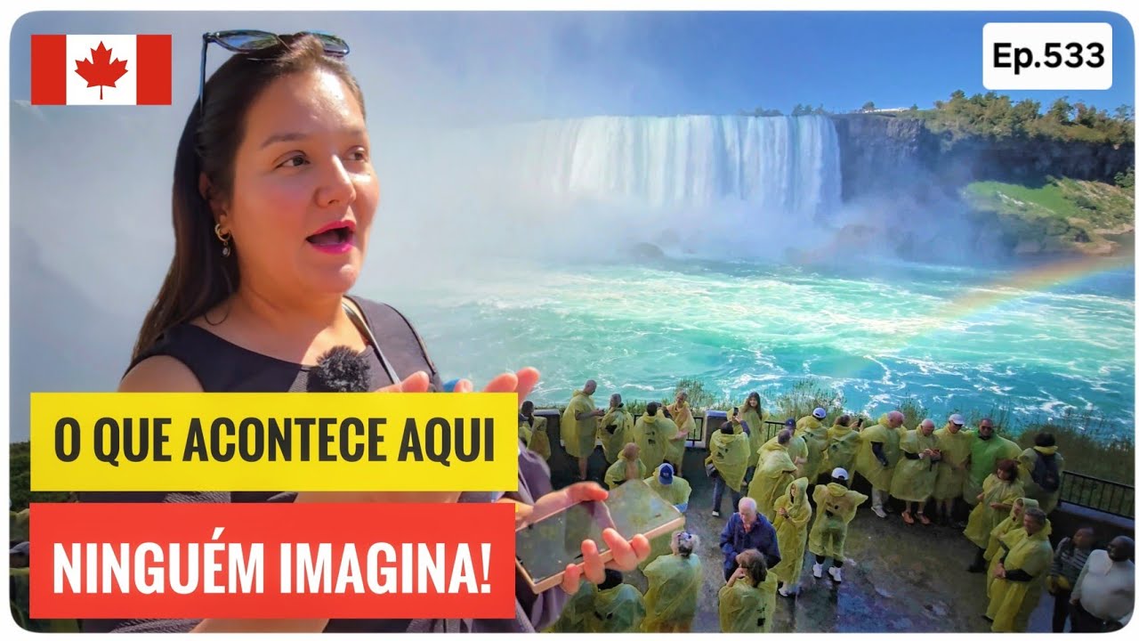 COMO É A REALIDADE de CONHECER as CATARATAS do NIAGARA! 