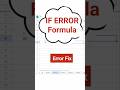 IFERROR Formula in Google Sheets | Error Hide Ka Best Formula #shorts