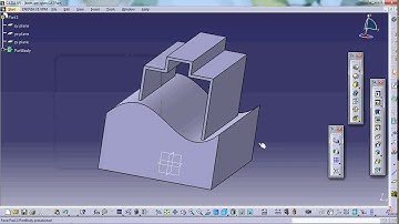 How to use rib in catia