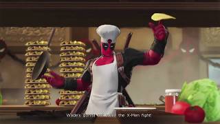 Marvel Ultimate Alliance 3 - Deadpool Cooking Taco's (Funny Cutscene)