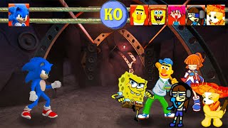 Super Fall Brawl Hard Tournament: Sonic The Hedgehog vs All Best Players