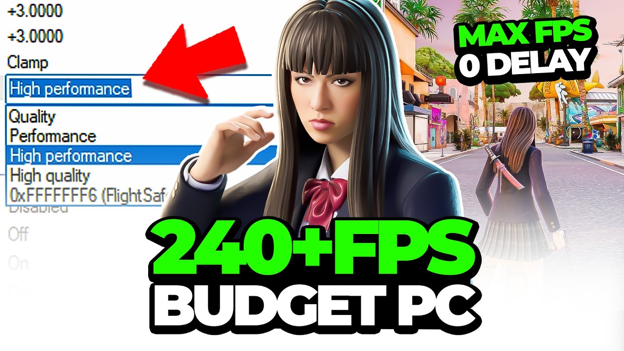 Как я добился 240+ FPS в Fortnite на моём самом медленном ПК! 💻 (Повышение FPS и устранение подто...