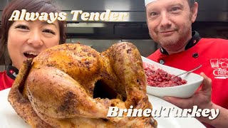 Easy roasted Turkey (lazy brine recipe)