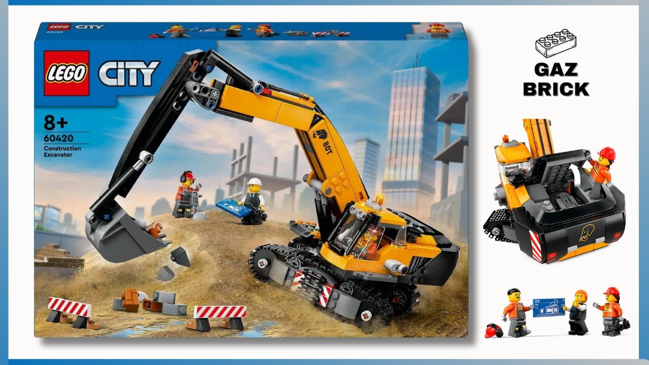 LEGO – Construction Excavator – 60420 Speed Build