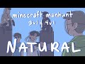 Minecraft Manhunt (Dream Team + BBH and Antfrost) Animatic - Natural