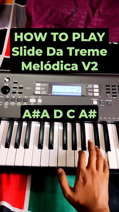 Slide Da Treme Melódica V2 Piano Tutorial #pianolessons