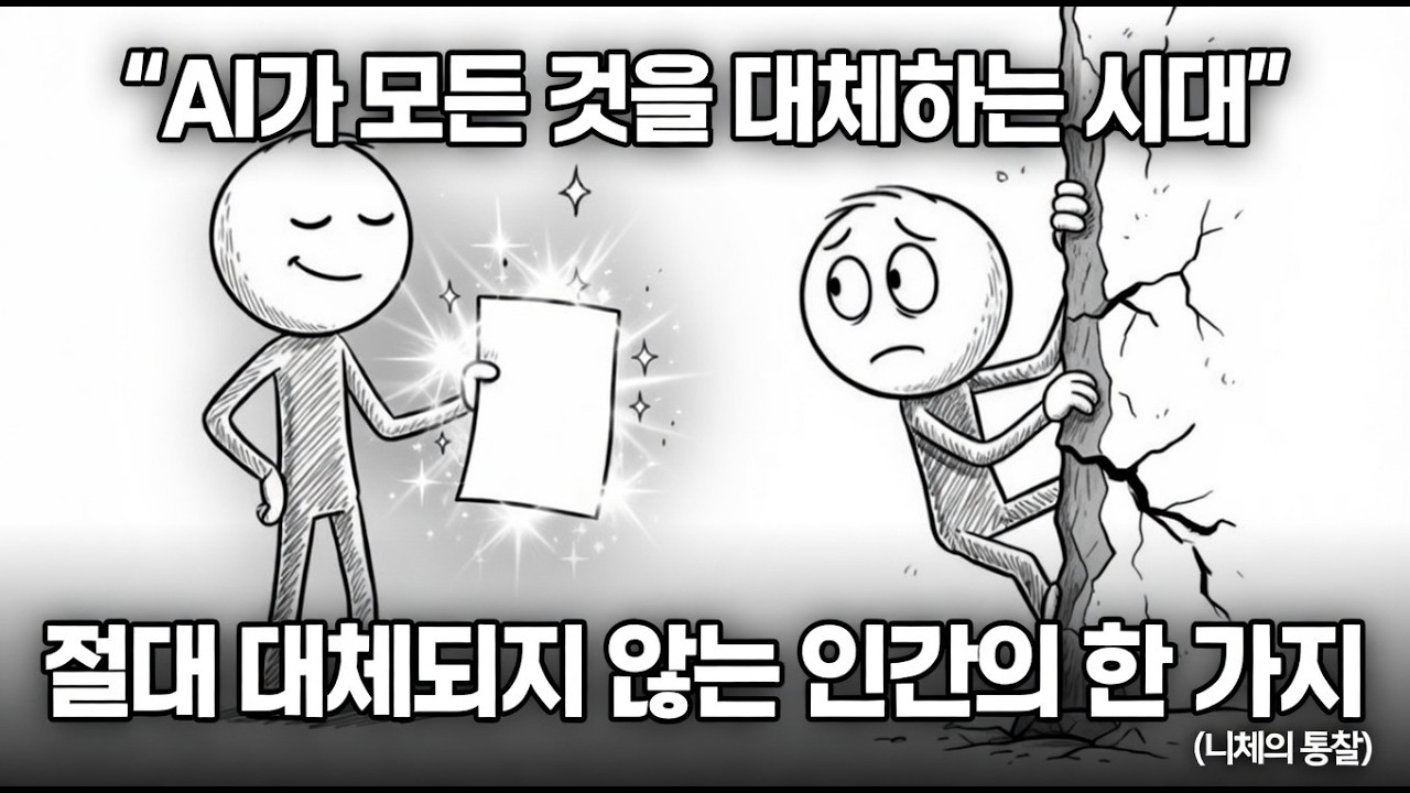 AI가 모든 것을 대체하는 시대, 절대 대체되지 않는 인간의 '한 가지' 니체의 통찰
