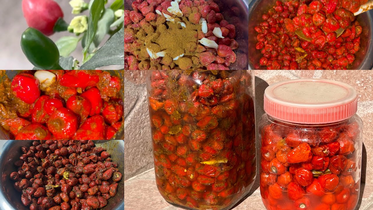 Red Dalle chilli pickle Part 2.Low background music 🙏🏻☺️❤️