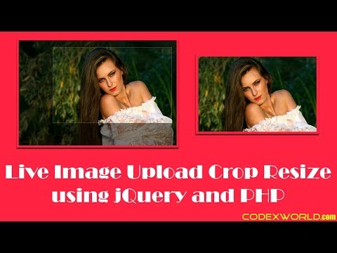 Live Image Upload and Crop using jQuery and PHP