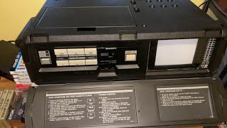1985 Shintom Model VP-5000 Portable VHS VCP with Monitor