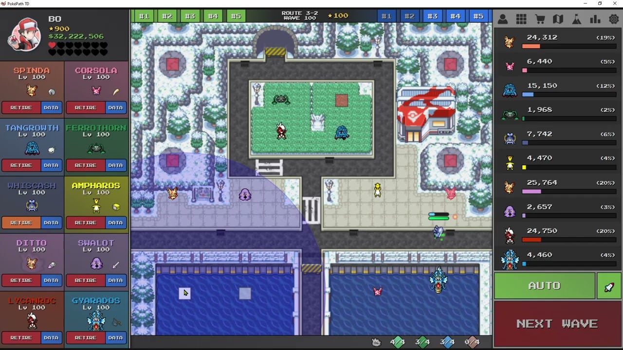 POKEPATH TD | Route 3-2 | 100 stars