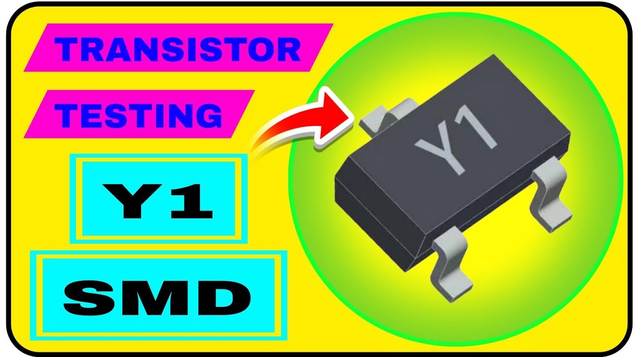 Y1 SMD Transistor Testing with Multimeter 🆕 || How to Check Y1 Transistor in Hindi ✔️ || Electronics