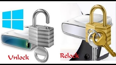 Relock bitlocker without restarting window
