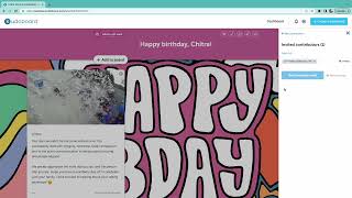 How do I invite contributors to my Kudoboard?
