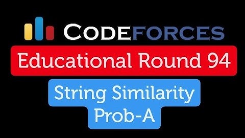A. String Similarity |   Educational Codeforces Round 94 (Rated for Div. 2)