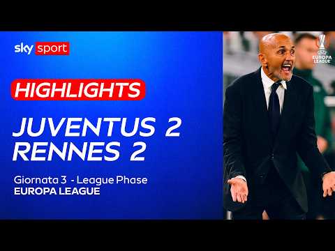 Video Juventus-Rennes 2-2: gol e highlights | Europa League