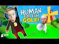 Human Fall Flat GOLF!!! (Race to the Final HOLE Challenge) K-CITY GAMING