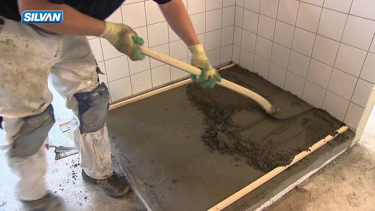 Betongulv støbning af slidlag del 4 af 5 youtube Betonbord gør det selv