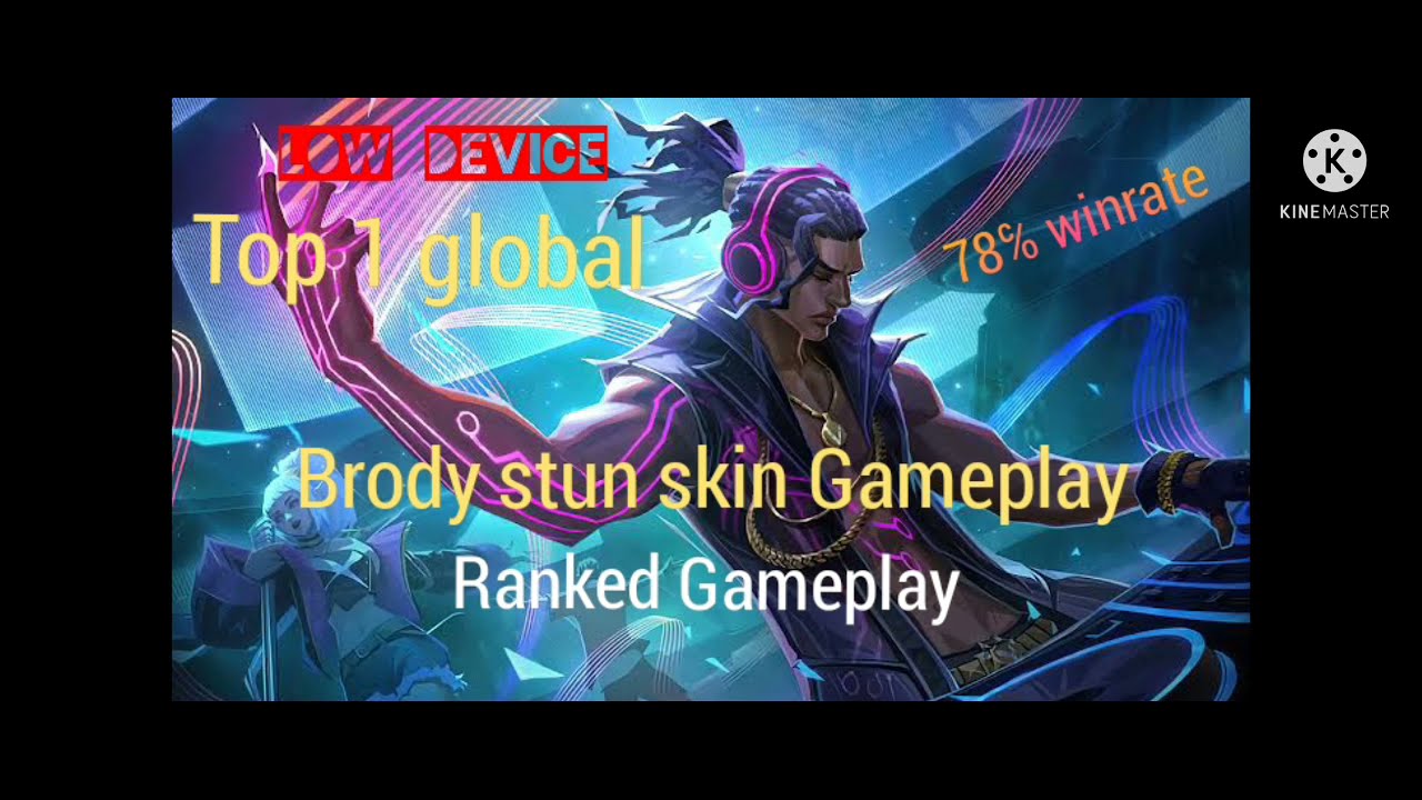 S. T. U. N. Brody New Skin. Brody Ranked Gameplay (top global 1brody)Mibang gamer's-mlbb