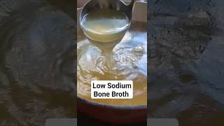 Low Sodium Bone Broth Recipe #recipes #lowsodium