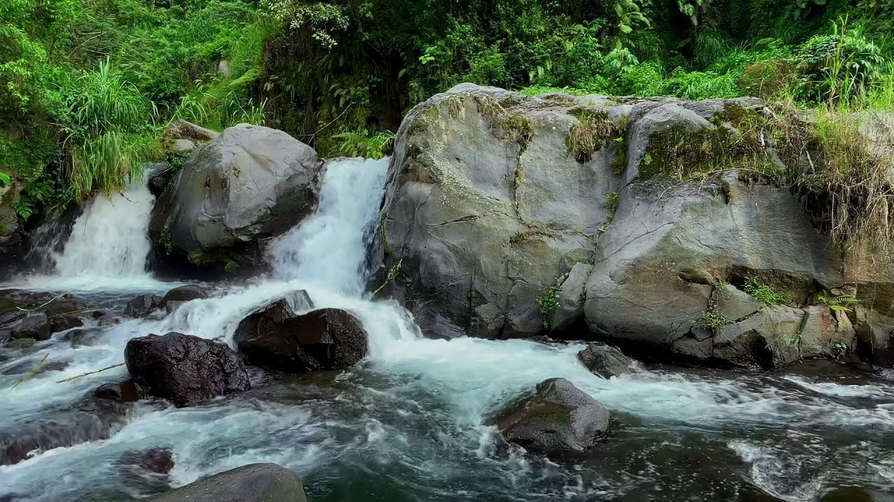 Twin fall - Relax and Sleep deeply with river vibe | sleep - relax - enjoy life - ASMR