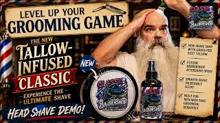 Head Shave Demo | Florida Boyz Grooming Classic Barbershop Shave Soap & Aftershave Review!