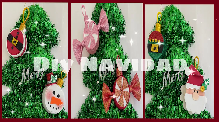 🎄Diy decoración con tapitas de garrafón y foamy /christmas 2025