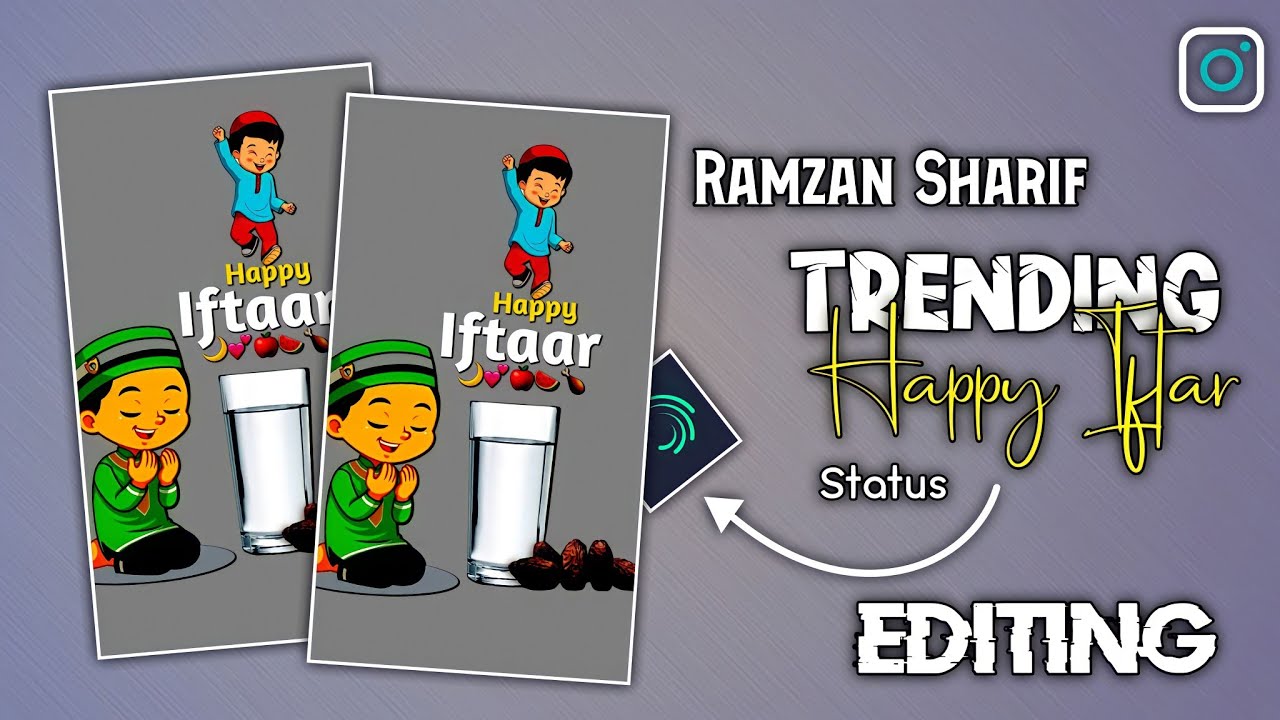 happy iftaar ramzan status editing tutorial alight motion