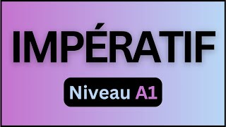 French for Beginners - Lesson #15a - L'IMPÉRATIF