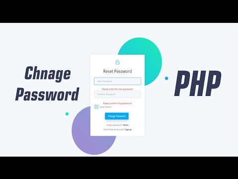 Create change password