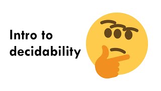 Introduction to decidability (TOC)