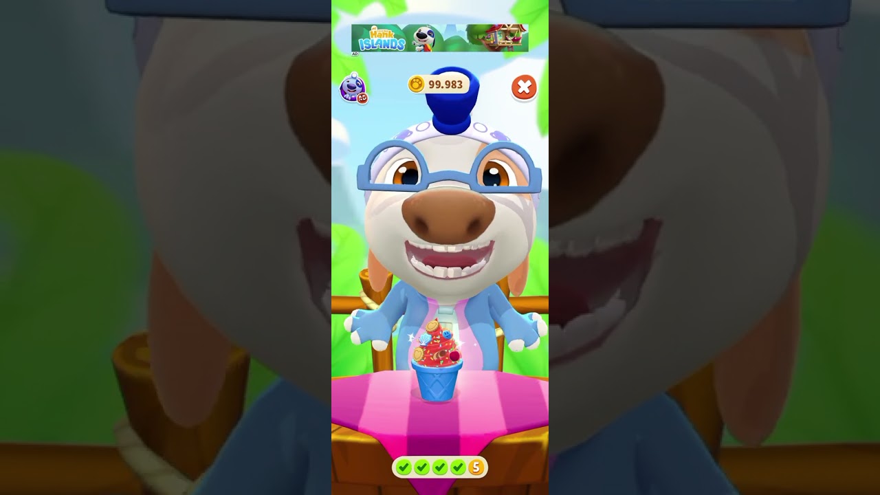 My Hank Playing at His Island #myhank #fypyoutube