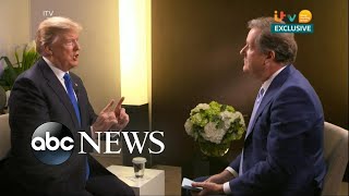 Piers Morgan interviewed President Trump