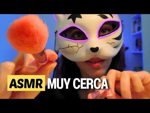 Mi primer ASMR muy Cerca 💗 Pinceles en ULTRA DETALLE 👁️
