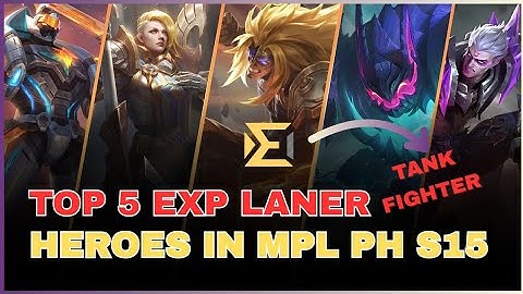 Top 5 EXP Laner in MPL PH S15 – Pro Picks & Insights