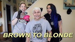 Bleaching My Husbands hair to Platinum Blonde