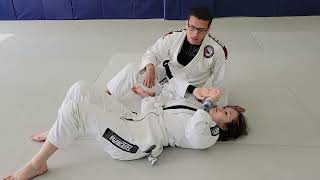 Paper Cutter Fake into Same Side Armbar from Side Control