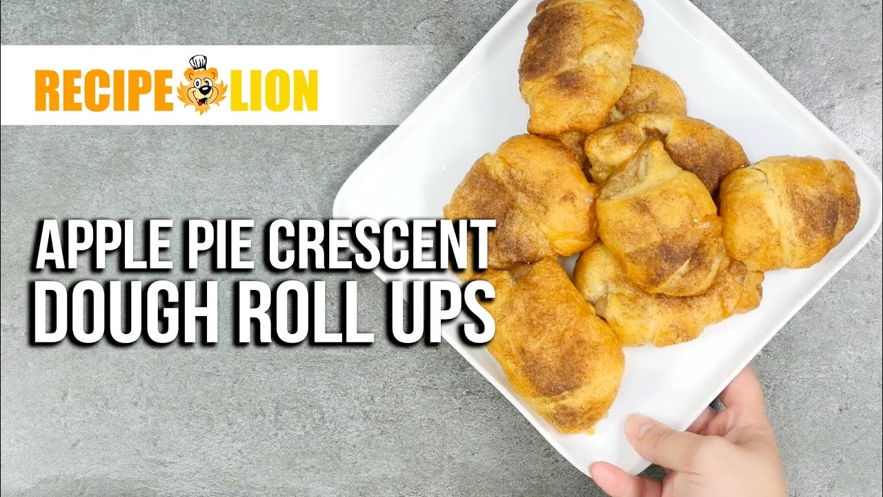 Apple Pie Crescent Dough Roll Ups - YouTube