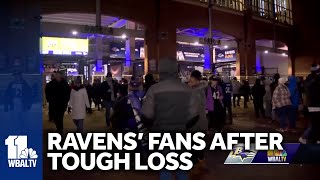 Ravens fans share disappointment leaving M&T Bank Stadium