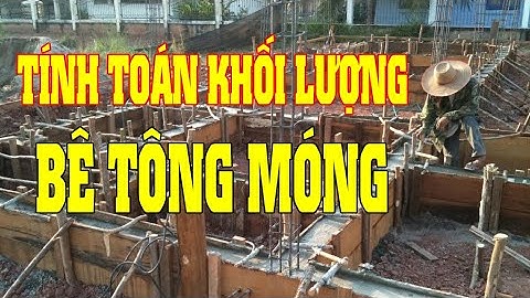 Học Dự Toán Xây Dựng | Hướng dẫn tính toán bê tông móng cọc ép nhà dân