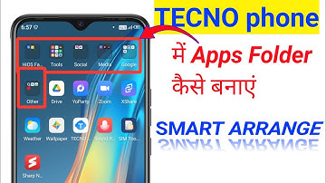 how to make folders , tecno mobile | folder creation tips on an advance tecno user