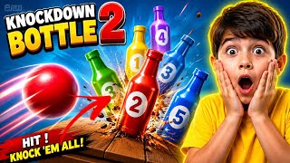 Knockdown Bottles 2 Gameplay | Ultimate Bottle Knockdown Challenge 🎯 screenshot 5