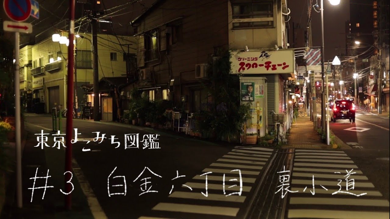 白金六丁目 裏小道をゆく【東京よこみち図鑑 #3】Night Walk in Tokyo Shirokane