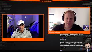 Livestream collaboration with Jeremy Quinton on Startup life
