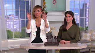 14K Gold Polished Captured Bead Hoop Earrings on QVC