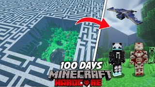 We Survived 100 Days in a MAZE in hardcore minecraft |  @WishCraft   and  @deadzilla